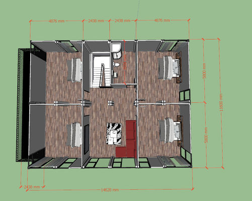 10ft Container House Apartment