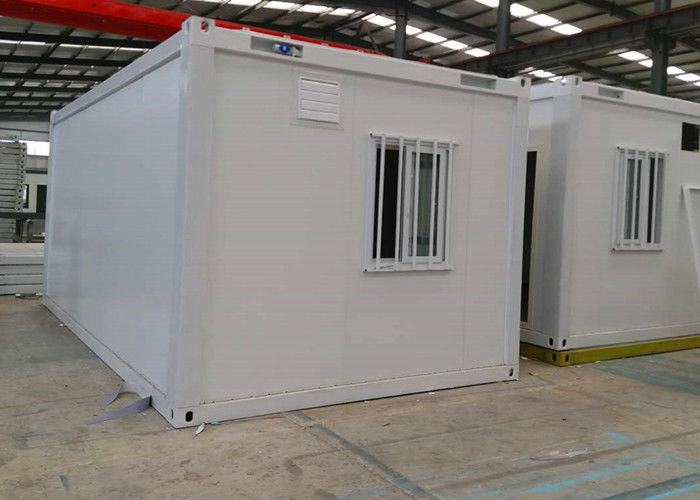 Customized Storage Container Houses , Steel Door Metal Storage