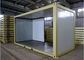 Yellow Flat Pack Modular Buildings Environmental Friendly With Single Side Aluminum Foil supplier