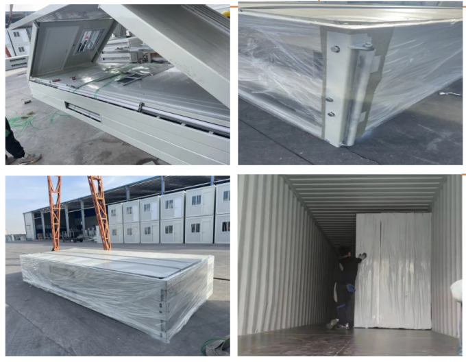 Flat Pack Foldable Container House Earthquake Proof Modular Prefab Homes