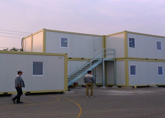 China External Stairs Storage Container Houses , Shipping Container Storage For Warehouse factory