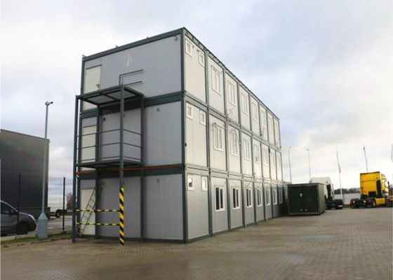 China Customized Flat Pack Container House , Flexible Assembly Flat Pack Modular Buildings factory