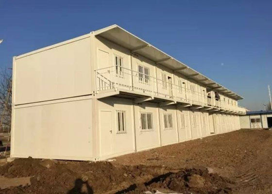 China Environment Friendly Prefab Container House White 5800mm * 2250mm * 2500mm supplier