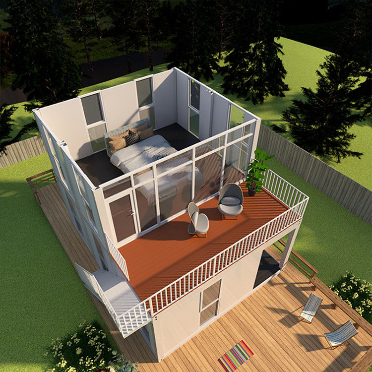 Durable Prefabricated Modular Home Knock Down System Space Capsule With Luxury Interior Decorations