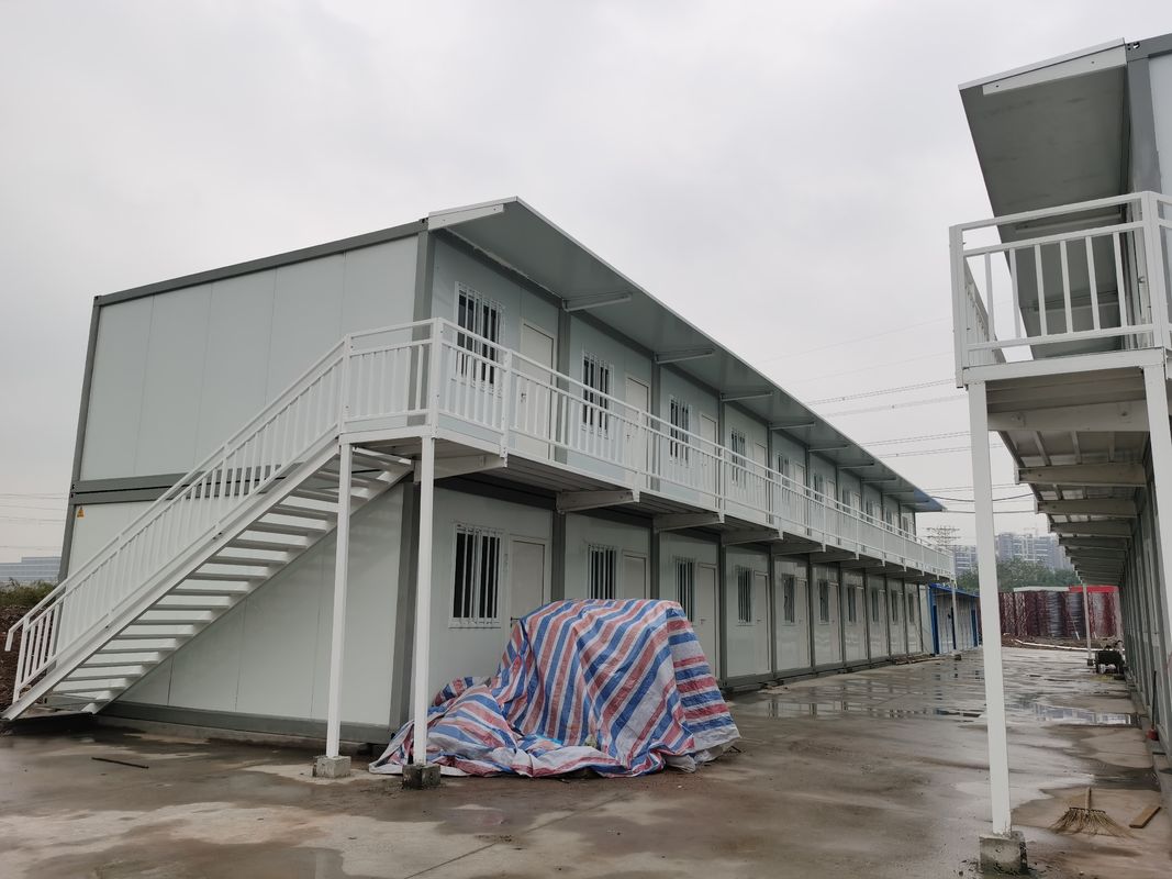 Prefabricated Portable Site Office Container 40 Foot Anti Seismic For ...