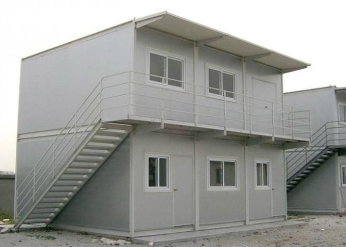 Yellow Flat Pack Modular Buildings Environmental Friendly With Single Side Aluminum Foil