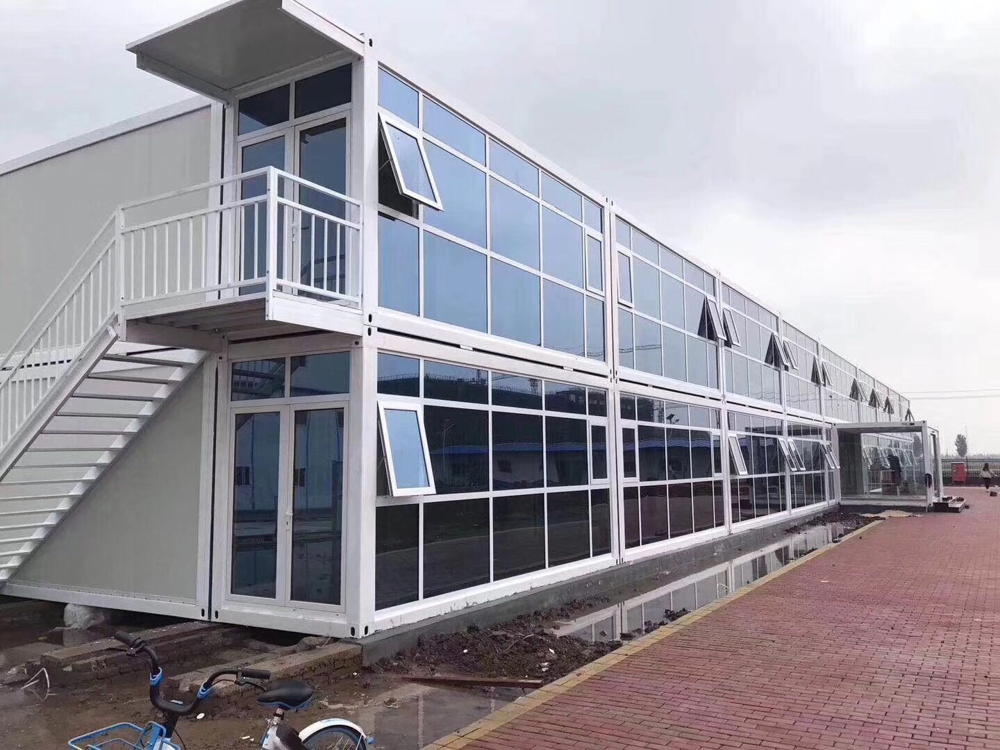 Prefab Modular Office Building Modular Office Workstations and canteen ...