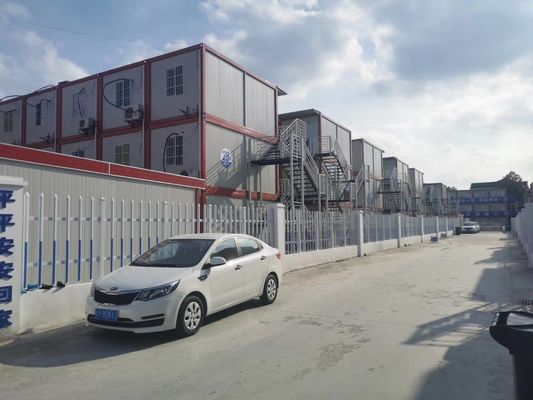 Anti Seismic Portable Site Office Container Flat Pack Cabins 20ft 40ft