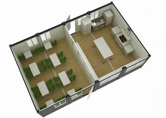 Prefabricated Detachable Container House Prebuilt Student Apartment Homes