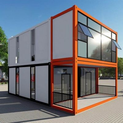 3 Bedroom Prefabricated House Log Cabins Wooden House Prefab Container House Construction