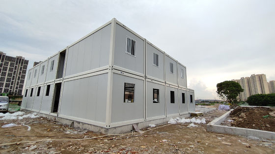 Earthquake Resistant Portable Site Office Cabin , 20ft Temporary Site Cabins