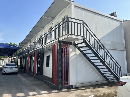 Mobile Prefab Modular Steel Container Homes 6*3m For Worker Accommodation