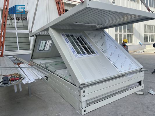 Waterproof Z Folding Container House Galvanized Steel Premade Homes