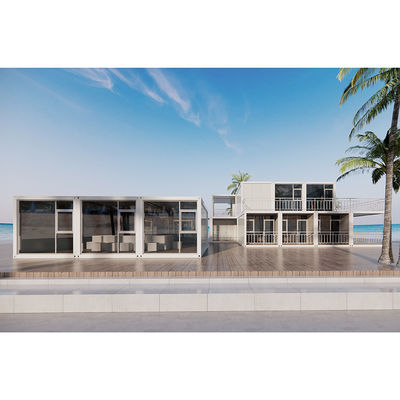 BOX SPACE Factory Direct Supply 20ft 40ft Steel Frame Container House 2 Storey Student Apartment With Special Design