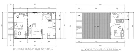 BOX SPACE Luxury Prefabricated House Container Fully Furnished Quick Assembly 20ft Prebuilt Container House