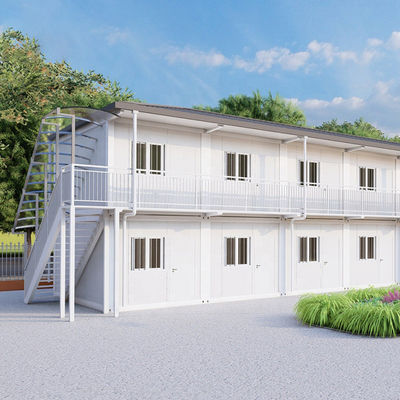 Prefabriciated Top And Bottom Tiny Home Container House With Affordable Powder Coating