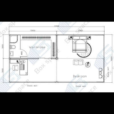 1 Bedrooms Container Home China 20ft Expandable Folding Container House Foldable Homes 20ft With Bathroom