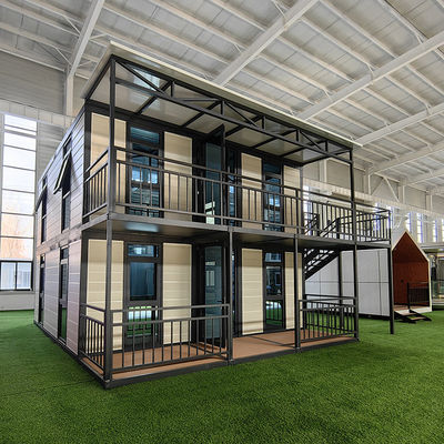 3 Rooms Premade House Prefabricated With Living Room And Bathroom Villas Prefab Houses Modern Luxury Design In Steel