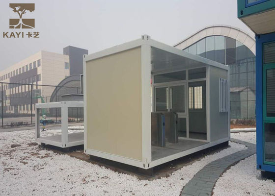 Glass Wool Panels Prefabricated Container Homes Sturdy Durable With Cement Board Floor