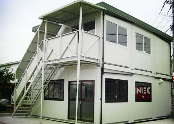 China Knockdown Solid Group Containers Steel Panel Aluminium Alloy Window With Decoration factory