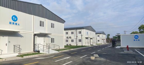 Modified Shipping Container Hotel 3 Storey Container Apartment With AC And Furniture For Students Or Workers