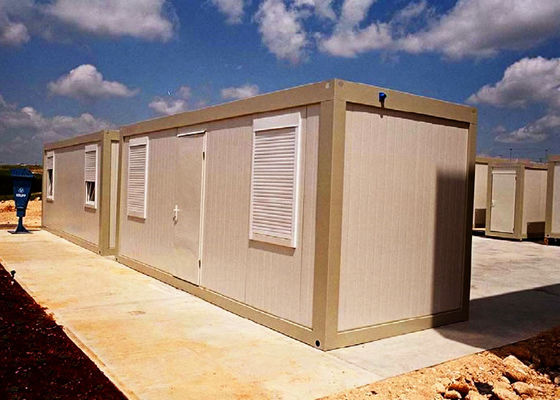 China Powder Coated Mobile Container Homes , Vacation Standard Moving Storage Containers factory