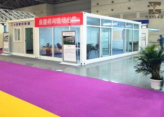 China Clear Glass Single Container House Environmentally Friendly For Meeting Room factory