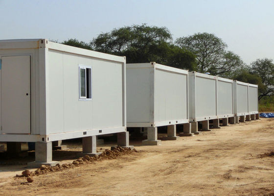 China Safe Stable Metal Storage Container Homes 15mm Plywood 6000mm * 3000mm * 3000mm factory
