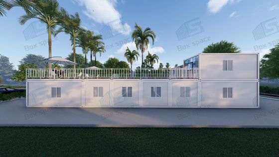 BOX SPACE Pre Built Container Homes, Steel Frame Prefab Homes, 40 Foot ...
