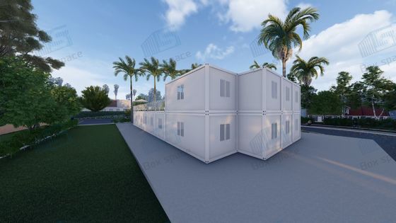 BOX SPACE Pre Built Container Homes, Steel Frame Prefab Homes, 40 Foot ...