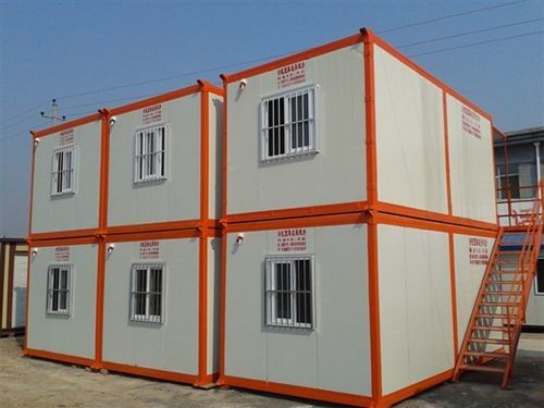 Customized Color Container Modular Housing Vertical Connection with Sandwich Wallboard