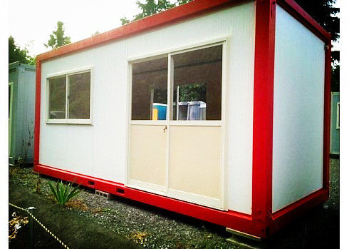 Modern Prefab Commercial Buildings , Galvanized Steel Commercial Temporary Buildings